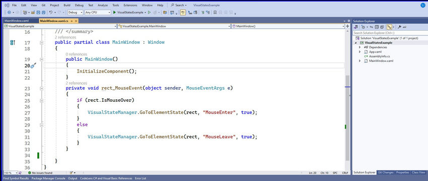 Developed a sample project